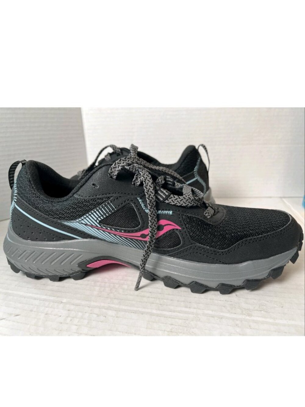 Saucony Excursion TR16 Trail Shoes Women’s 10 Black Pink S10744-10 - Picture 3 of 15